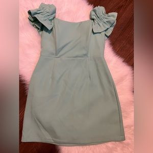 Mint green boutique dress